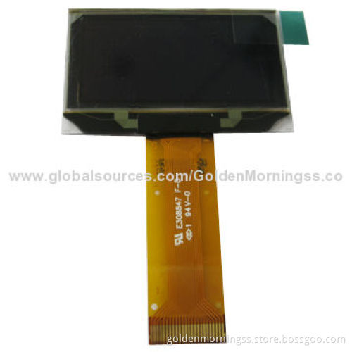 1.54-inch OLED Display Module with 128x64px Resolution, Blue Color in black Background